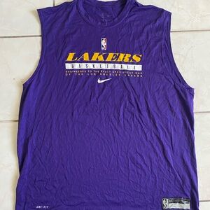 Nike Purple Lakers Basketball Tank